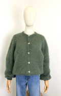 Mohairneuletakki khaki