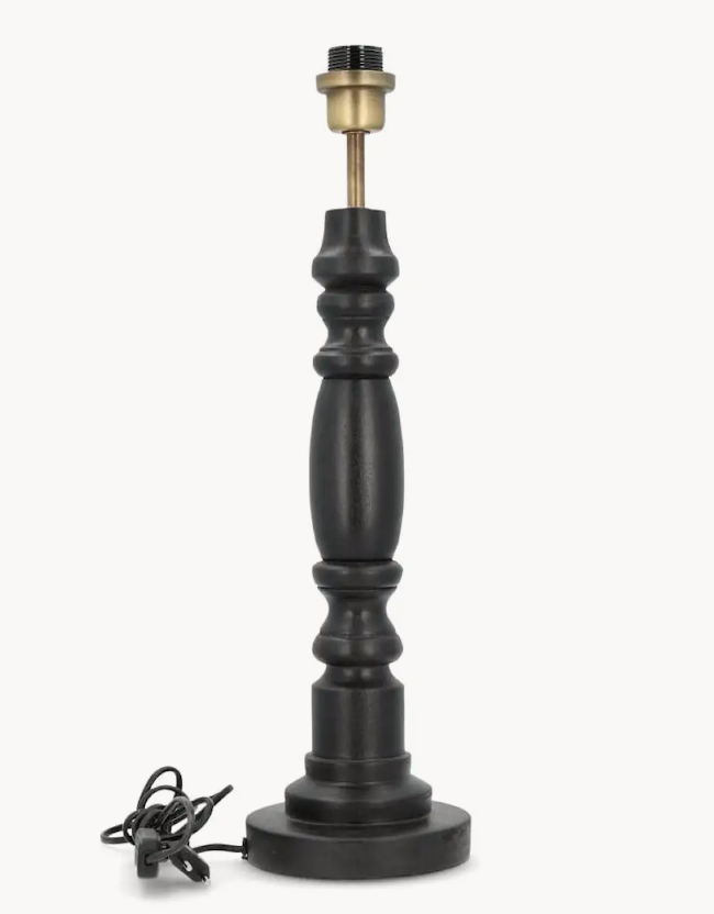 Arvid lampunjalka musta
