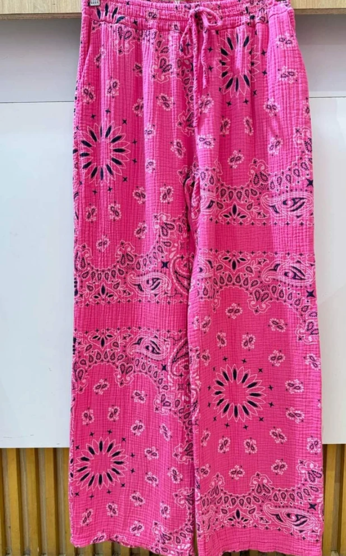 Bandanahousut fuchsia
