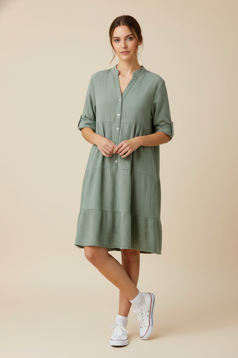 Mekko khaki